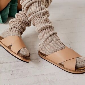 Free people slideline footbed sandals